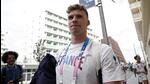 Leon Marchand of France in the Olympic village. (REUTERS) Leon Marchand of France in the Olympic village. (REUTERS)