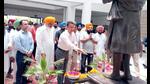 Punjab cabinet minister Aman Arora and others during a launch of a programme at the Baba Farid University of Health Sciences in Faridkot on Friday. Punjab cabinet minister Aman Arora and others during a launch of a programme at the Baba Farid University of Health Sciences in Faridkot on Friday.
