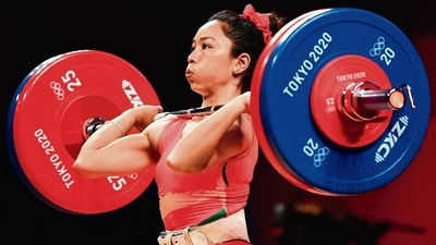 Mirabai Chanu has been plagued by injury, but her personal best lift has only been eclipsed by one other lifter in the world, in the lead-up to the Games. (AFP) Mirabai Chanu has been plagued by injury, but her personal best lift has only been eclipsed by one other lifter in the world, in the lead-up to the Games. (AFP)