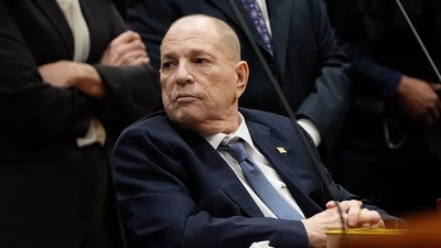 Harvey Weinstein has been hospitalised due to COVID-19 and pneumonia (AP) Harvey Weinstein has been hospitalised due to COVID-19 and pneumonia (AP)
