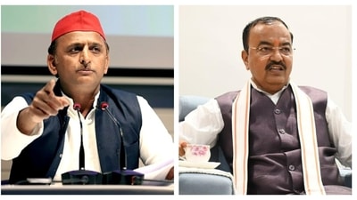 Samajwadi Party (SP) president Akhilesh Yadav and UP's deputy chief minister Keshav Prasad Maurya. (File) Samajwadi Party (SP) president Akhilesh Yadav and UP's deputy chief minister Keshav Prasad Maurya. (File)