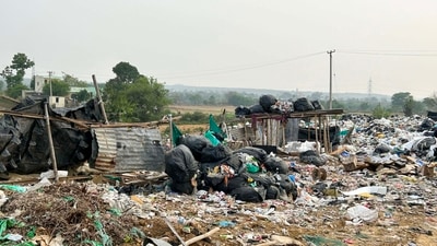Representative image: The Uttarakhand government has mandated garbage bags and dustbins in all vehicles entering the state to prevent illegal dumping of garbage Representative image: The Uttarakhand government has mandated garbage bags and dustbins in all vehicles entering the state to prevent illegal dumping of garbage