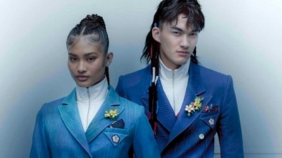 2. Team Taiwan: The opening ceremony outfits for athletes from Taiwan were imagined by Justin Chou, designer of streetwear label Just In XX, under the name “Chinese Taipei”. (Photo by Twitter/timecaptales) 2. Team Taiwan: The opening ceremony outfits for athletes from Taiwan were imagined by Justin Chou, designer of streetwear label Just In XX, under the name “Chinese Taipei”. (Photo by Twitter/timecaptales)