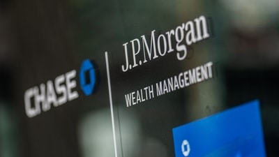 A JPMorgan Chase bank branch in New York, US. (Bloomberg)