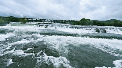 Nearly 3.453 TMC water has been discharged from Khadakwasla Dam in 48 hours and the storage level was brought down to 51 per cent, a senior irrigation department official said. (HT FILE)