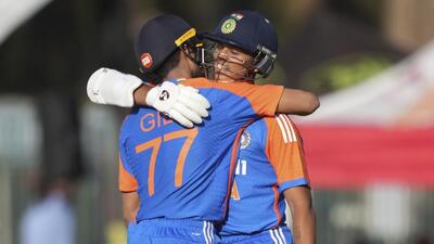 Yashasvi Jaiswal (left) and Shubman Gill. (AP) Yashasvi Jaiswal (left) and Shubman Gill. (AP)