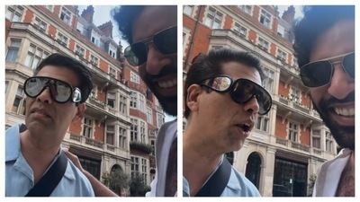 Zane Thadani posted a video of him meeting Karan Johar. Zane Thadani posted a video of him meeting Karan Johar.