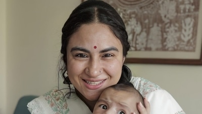 Priya Malik with her son Zorawar