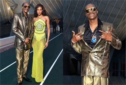 Snoop Dogg with Cindy Bruna at Fondation Louis Vuitton Snoop Dogg with Cindy Bruna at Fondation Louis Vuitton