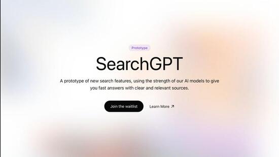 Access to SearchGPT is limited for now, and there’s a waitlist you have to join at present. (Screenshot)