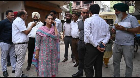 Amid the cholera and diarrhoea outbreak in Mohali’s Kumbra village, city police have registered an FIR against unidentified persons for violating the orders of the district magistrate by not cleaning water storage tanks. (HT Photo)