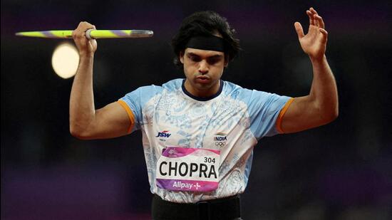 Indian javelin thrower Neeraj Chopra. (REUTERS)