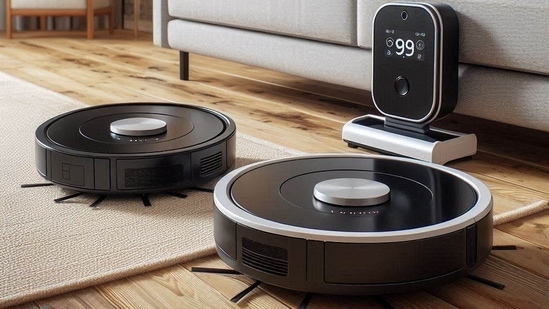 Two of the best robot vacuum cleaners compared; to help you make the right choice.(AI generated)