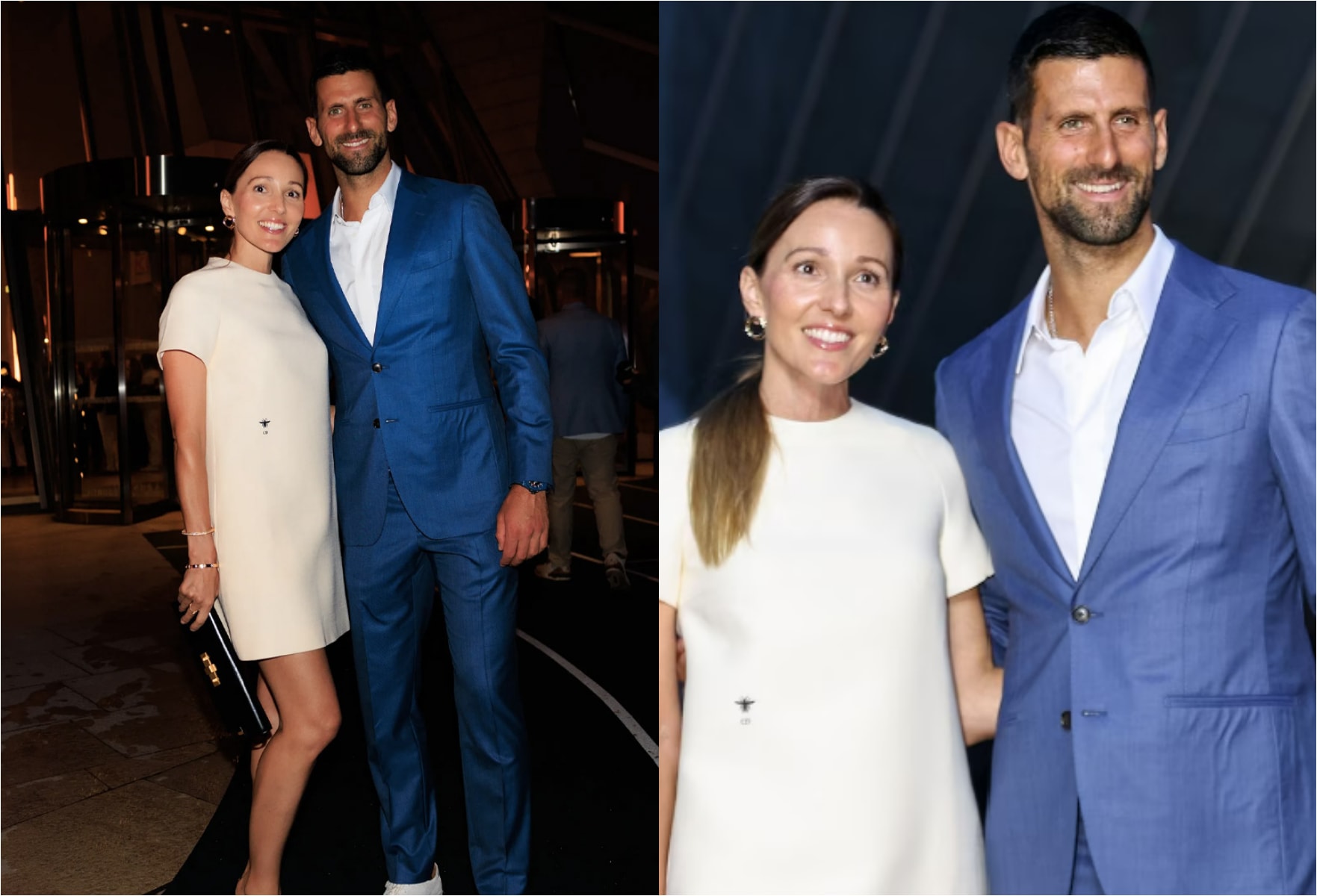 Novak Djokovic and Jelena Djokovic Novak Djokovic and Jelena Djokovic