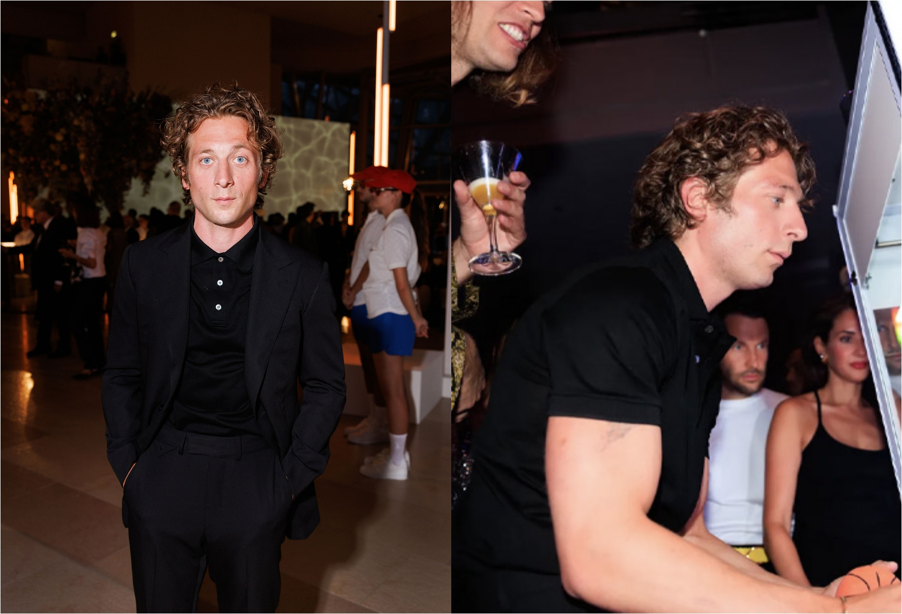 Jeremy Allen White in a dashing in an all-black ensemble Jeremy Allen White in a dashing in an all-black ensemble