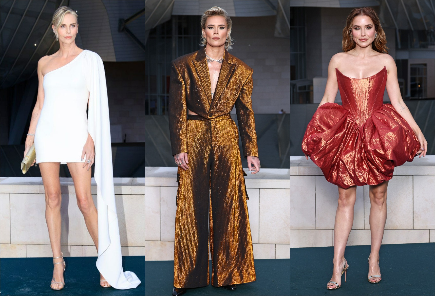 Charlize Theron, Ashlyn Harris and Sophia Bush Charlize Theron, Ashlyn Harris and Sophia Bush