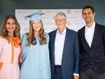 (From L to R) Melinda French Gates, Jennifer Gates, Bill Gates and Nayel Nassar.(Instagram/@jenngatesnassar) (From L to R) Melinda French Gates, Jennifer Gates, Bill Gates and Nayel Nassar.(Instagram/@jenngatesnassar)