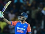 India captain Suryakumar Yadav smashed 58 in 26 balls and led his team to a 43-run win over Sri Lanka in the first T20I. India scored 213/7 batting first and while Pathum Nissanka's 79 in 48 balls kept Sri Lanka in the chase, the hosts collapsed in a heap after the 14th over. (AFP)