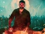 Dhanush is a still from his film Raayan.