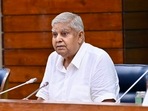 Vice-President and Rajya Sabha chairperson Jagdeep Dhankhar.(PTI) Vice-President and Rajya Sabha chairperson Jagdeep Dhankhar.(PTI)
