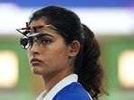 Manu Bhaker made a statement of intent by storming into the 10m air pistol final(HT)