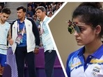 Singles ace Lakshya Sen won his badminton first-round match while shooter Manu Bhaker entered the 10m air pistol final on Day 1 of the Paris Games. 