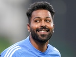 India's Hardik Pandya during a practice session at the Pallekele International Cricket Stadium(PTI) India's Hardik Pandya during a practice session at the Pallekele International Cricket Stadium(PTI)