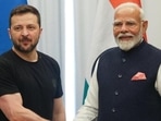 Prime Minister Narendra Modi and Ukraine President Volodymyr Zelensky