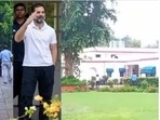 Congress leader Rahul Gandhi had been staying at the 10, Janpath Residence even after his disqualification was revoked. Congress leader Rahul Gandhi had been staying at the 10, Janpath Residence even after his disqualification was revoked.