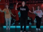 Shiloh Jolie-Pitt still image from her dance video on YouTube.