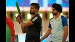 India's Sarabjot Singh ( right) narrowly missed out on a final spot in 10m air pistol qualification at the Paris Olympics on Saturday. (AP) India's Sarabjot Singh ( right) narrowly missed out on a final spot in 10m air pistol qualification at the Paris Olympics on Saturday. (AP)