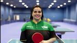 Table tennis athlete Bruna Alexandre, who will be the first Brazilian to compete in the Olympics and Paralympics Games in Paris, poses after her practice session in Sao Paulo, Brazil last month. (REUTERS) Table tennis athlete Bruna Alexandre, who will be the first Brazilian to compete in the Olympics and Paralympics Games in Paris, poses after her practice session in Sao Paulo, Brazil last month. (REUTERS)