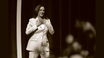 Vice President Kamala Harris is introduced during the Zeta Phi Beta Sorority, Inc.'s Grand Boulé, in Indianapolis, July 24, 2024. (AP Photo/Darron Cummings) (AP) Vice President Kamala Harris is introduced during the Zeta Phi Beta Sorority, Inc.'s Grand Boulé, in Indianapolis, July 24, 2024. (AP Photo/Darron Cummings) (AP)