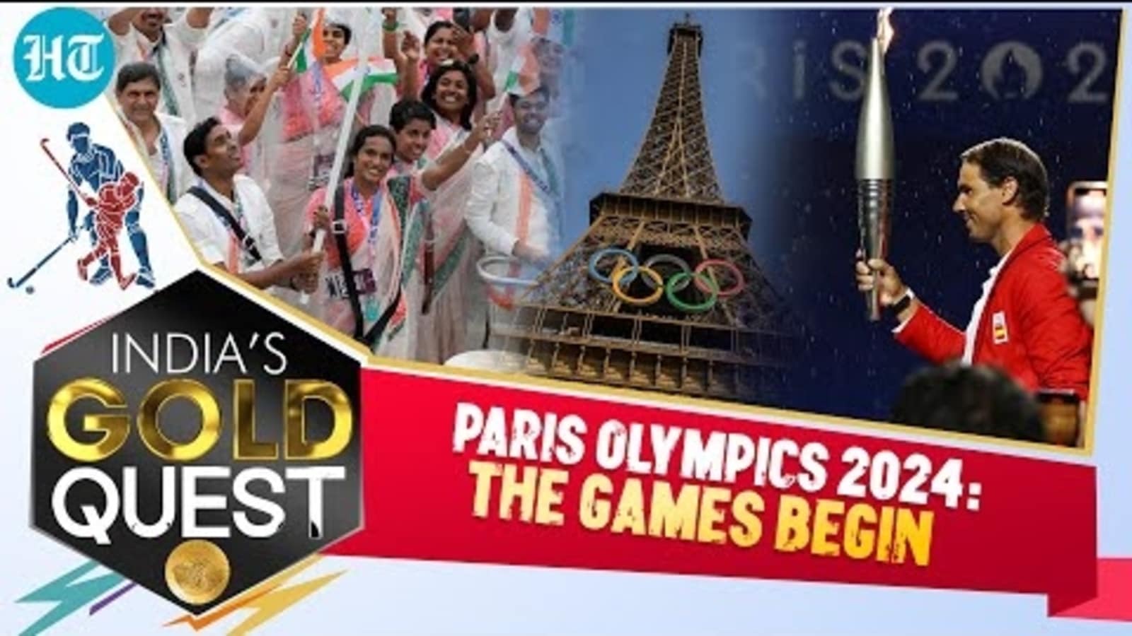 Paris Olympics 2024 Indian Contingent Shines At Grand Opening Ceremony