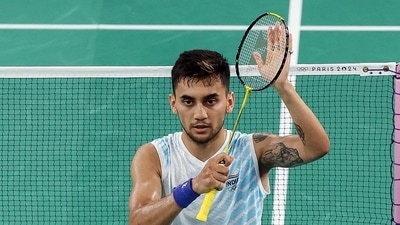 Lakshya Sen got his maiden Olympic campaign underway on a winning note (BAI Media- X) Lakshya Sen got his maiden Olympic campaign underway on a winning note (BAI Media- X)