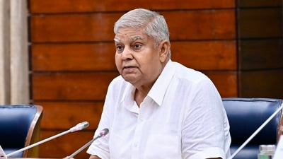 Vice-President and Rajya Sabha chairperson Jagdeep Dhankhar. (PTI) Vice-President and Rajya Sabha chairperson Jagdeep Dhankhar. (PTI)