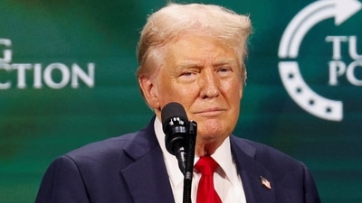 Republican presidential nominee and former U.S. President Donald Trump attends Turning Point Action's The Believers Summit 2024 in West Palm Beach, Florida, U.S., July 26, 2024. REUTERS/Marco Bello (REUTERS)
