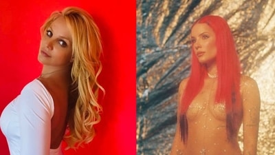 Britney claimed the angry post against Halsey was ‘fake news’, Halsey responded with love. (@britneyspears/X,@halsey/X)