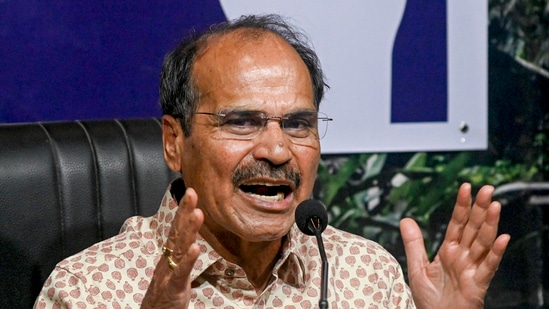 West Bengal Congress president Adhir Ranjan Chowdhury.(PTI)