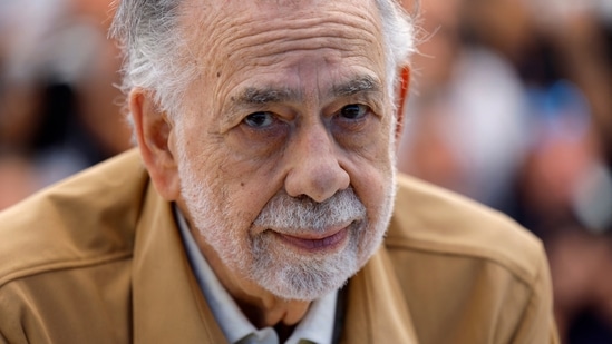 Director Francis Ford Coppola poses during a photocall for the film Megalopolis in competition at the 77th Cannes Film Festival in Cannes, France, May 17, 2024. (REUTERS/Clodagh Kilcoyne)