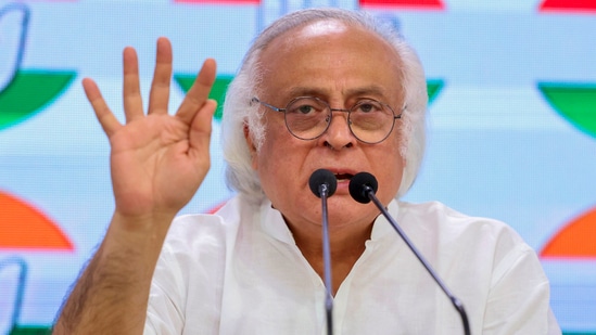 Congress leader Jairam Ramesh(PTI file)