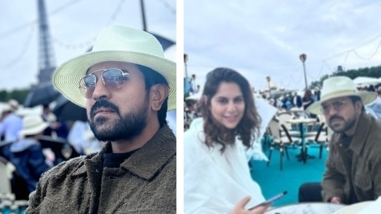 Ram Charan and Upasana attend Paris Olympics