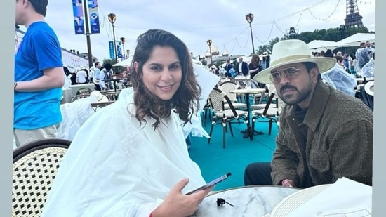 Ram Charan and Upasana at Paris Olympics 2024