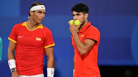 Rafael Nadal revealed he has not yet decided whether he will compete in singles at the Paris Olympics.(AFP)