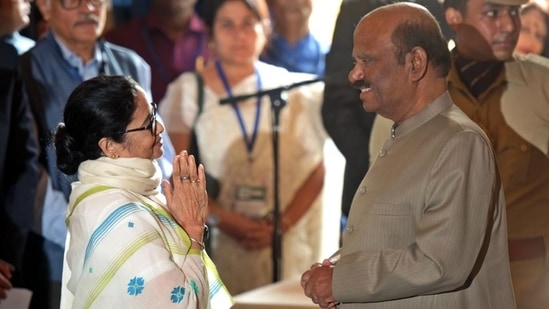 West Bengal chief minister Mamata Banerjee (left) with Governor C V Ananda Bose. (HT File Photo) West Bengal chief minister Mamata Banerjee (left) with Governor C V Ananda Bose. (HT File Photo)