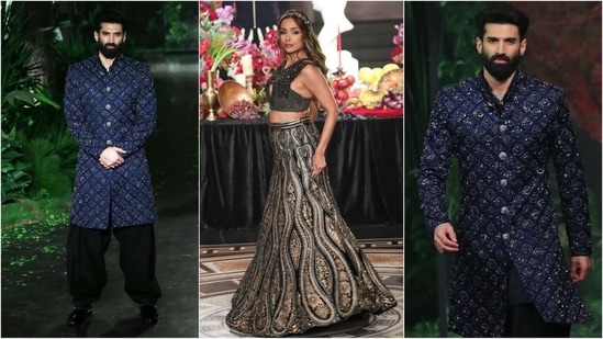Malaika Arora and Aditya Roy Kapur dazzle as showstoppers in stunning ethnic ensembles at India Couture Week 2024: Watch