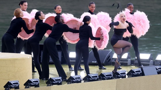 Lady Gaga performed at the opening ceremony of Paris Olympics 2024. She performed the song 'Mon truc en Plume' in the French cabaret and music-hall style, putting her own spin on a classic by iconic French revue artist Zizi Jeanmaire.