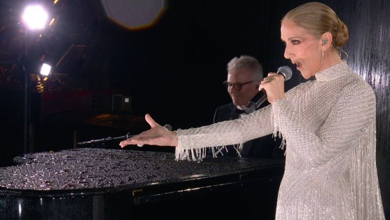 Celine Dion performed at the opening ceremony of Paris Olympics 2024. The singer made her comeback post her diagnosis with with stiff-person syndrome in 2022. The French icon composed the lyrics to "L’hymne à l’amour" in the house she shared with her partner, Marcel Cerdan, a successful French-Algerian boxer. The song was a tribute to their love.