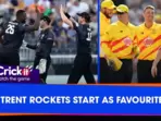 TRENT ROCKETS START AS FAVOURITES