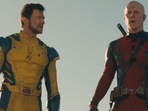 Hugh Jackman and Ryan Reynolds in a still from Deadpool & Wolverine. Hugh Jackman and Ryan Reynolds in a still from Deadpool & Wolverine.